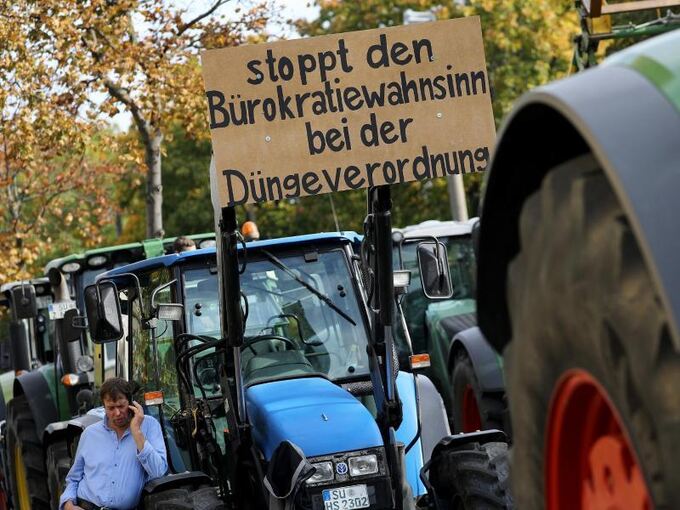 Protest gegen Agrarpaket