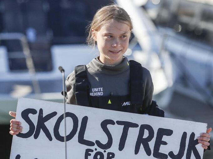 Klimaaktivistin Thunberg