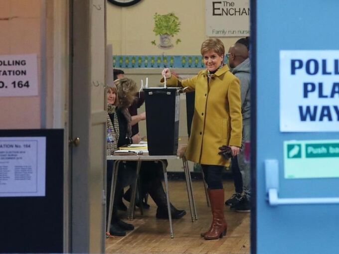 Stimmabgabe in Glasgow