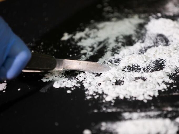 Kokain aus einem Kokainfund