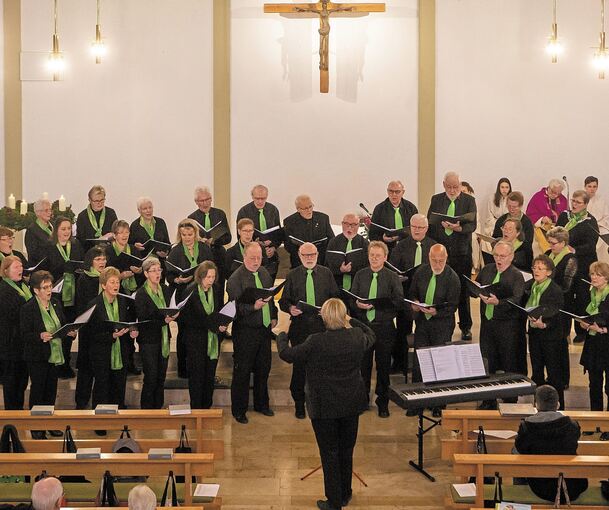 Ein Bild aus der Vergangenheit: Der Kreis-Chor singt in der katholischen Kirche in Ingersheim. Archivfoto: Bürkle