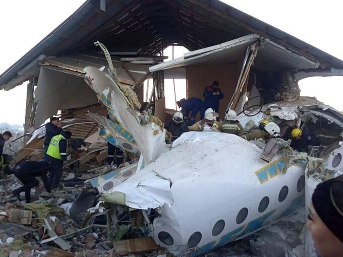 Flugzeugabsturz in Kasachstan