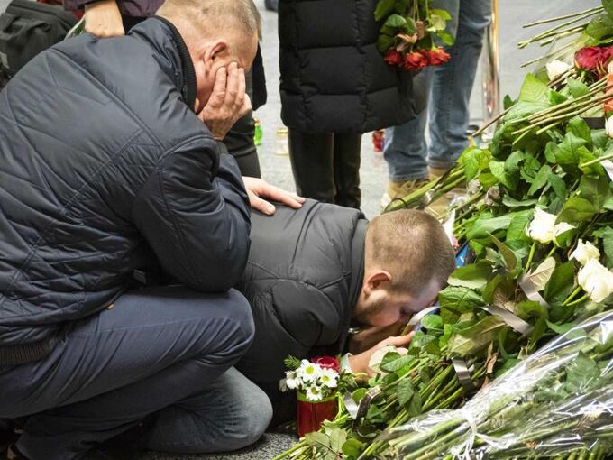 Trauer in Kiew