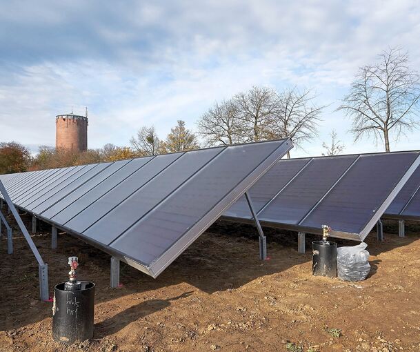 Der Ausbau der Solarenergie im Landkreis kommt nach Ansicht von Klimaschutzmanagerin Julia Neuhäuser zu langsam voran. Archivfoto: Andreas Becker