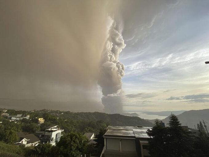 Vulkanausbruch auf den Philippinen