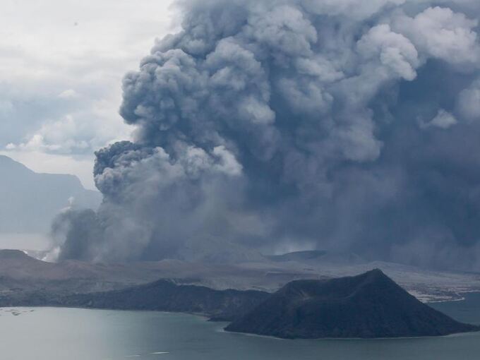 Vulkanausbruch auf den Philippinen