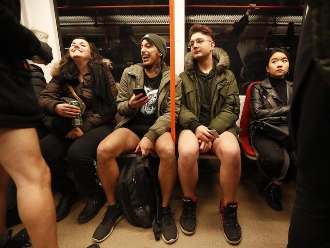 «No Pants Subway Ride» - Prag