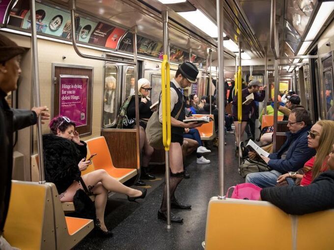 «No Pants Subway Ride» - New York