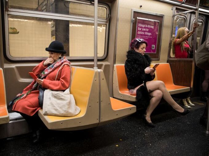«No Pants Subway Ride» - New York