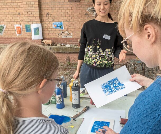 Bei den Festspieltagen dürfen die Besucher selbst kreativ werden (hier ein Archivfoto).