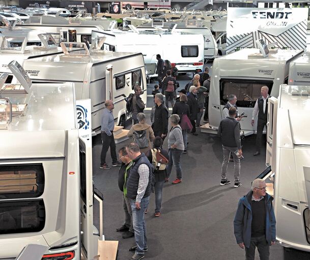 Sehr gefragt bei der CMT ist der Caravaningbereich. Foto: Jürgen Schmidt