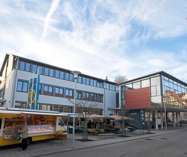 Das Rathaus Erdmannhausen bekommt so schnell keine Klimaanlage.