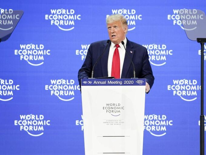 Trump spricht in Davos