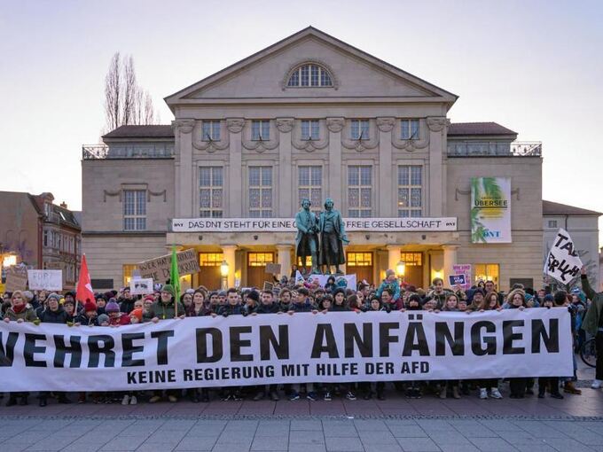 Protest in Weimar