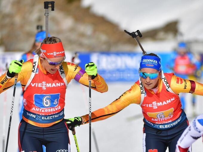 Biathlon Wm Silber Fur Damen Bronze Fur Herren Sport