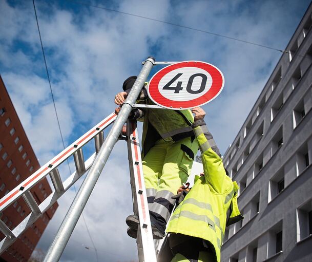 Die Schilder in der Schorndorfer Straße werden in den nächsten Tagen aufgestellt. Die Schilder in der Schorndorfer Straße werden in den nächsten Tagen aufgestellt.