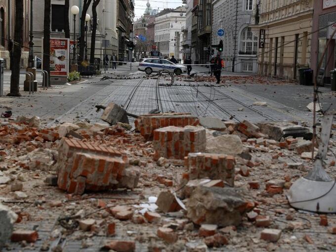 Verletzte und schwere Schäden bei Erdbeben in Zagreb