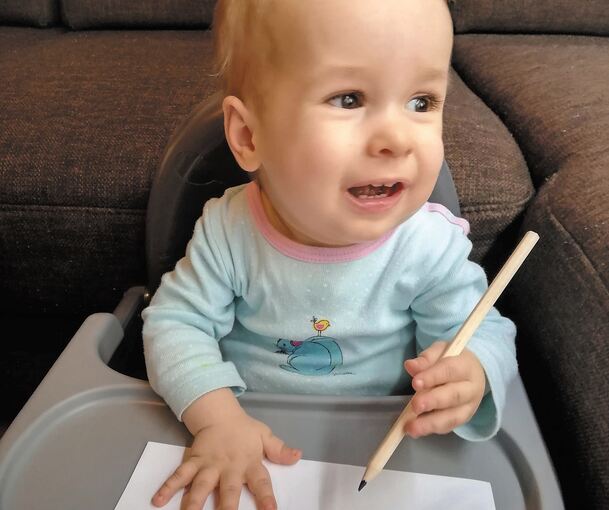 Malen ist zurzeit eine von Michaels Lieblingsbeschäftigungen. Foto: privat