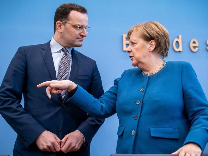 Merkel und Spahn