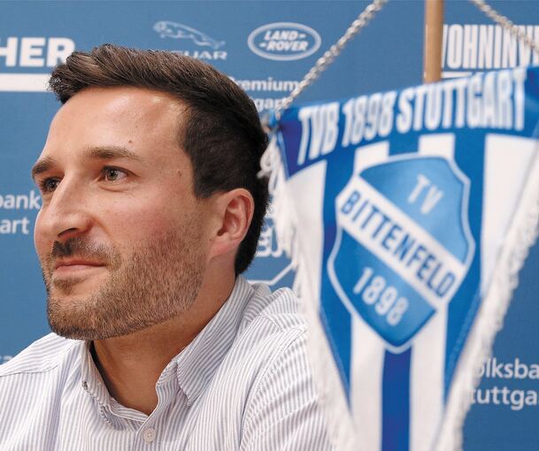 Früher Fußballer, jetzt Geschäftsführer beim Handball-Bundesligisten TVB Stuttgart: Sven Franzen.Foto: Baumann