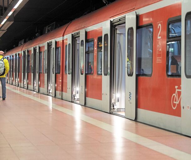 Eine S-Bahn steht im Stuttgarter Hauptbahnhof: Die Fahrgastzahlen sind um mehr als 80 Prozent eingebrochen, in den Kassen fehlen rund 70 Millionen Euro. Foto: Marijan Murat/dpa