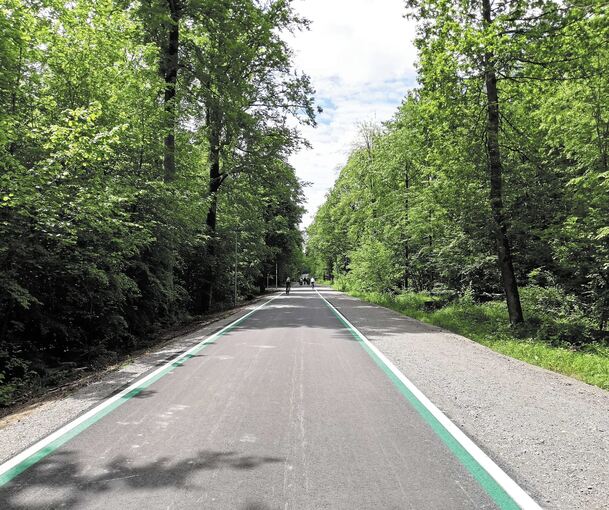 Weit und breit keine Autos in Sicht: Fahrradfahrer auf dem ersten Radschnellweg in der Region zwischen Böblingen und Stuttgart. Foto: privat
