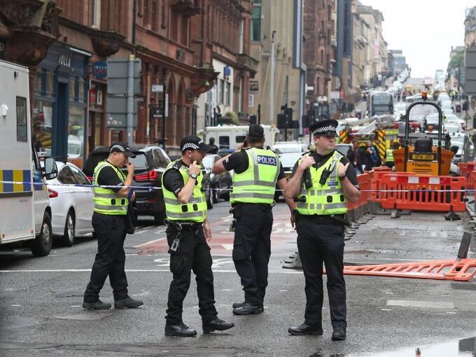 Polizeieinsatz in Glasgow