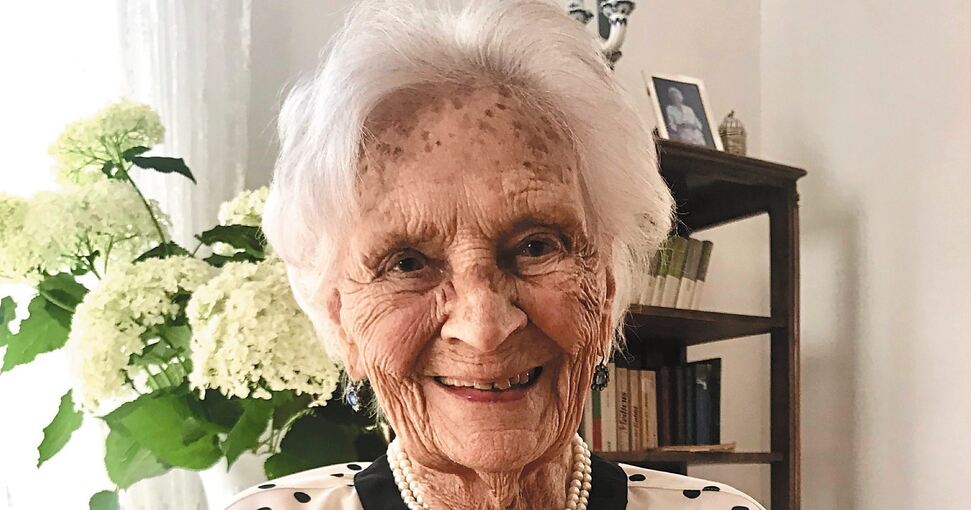 Helene Stahl feiert ihren 106. Geburtstag. Foto: privat