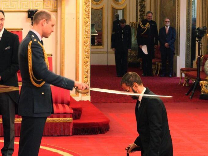 Ringo Starr + Prinz William Ringo Starr + Prinz William