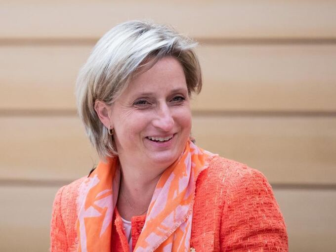 Nicole Hoffmeister-Kraut (CDU) sitzt im Landtag