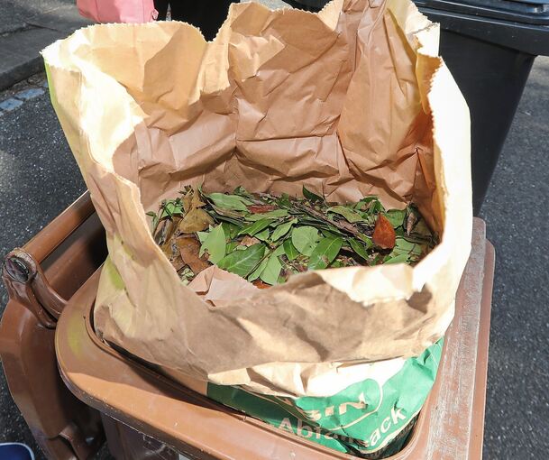 Biomüll sollte nur in tatsächlich kompostierbaren Behältern in die Tonne. Biomüll sollte nur in tatsächlich kompostierbaren Behältern in die Tonne.