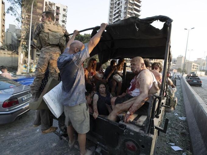 Viele Verletzte in Beirut
