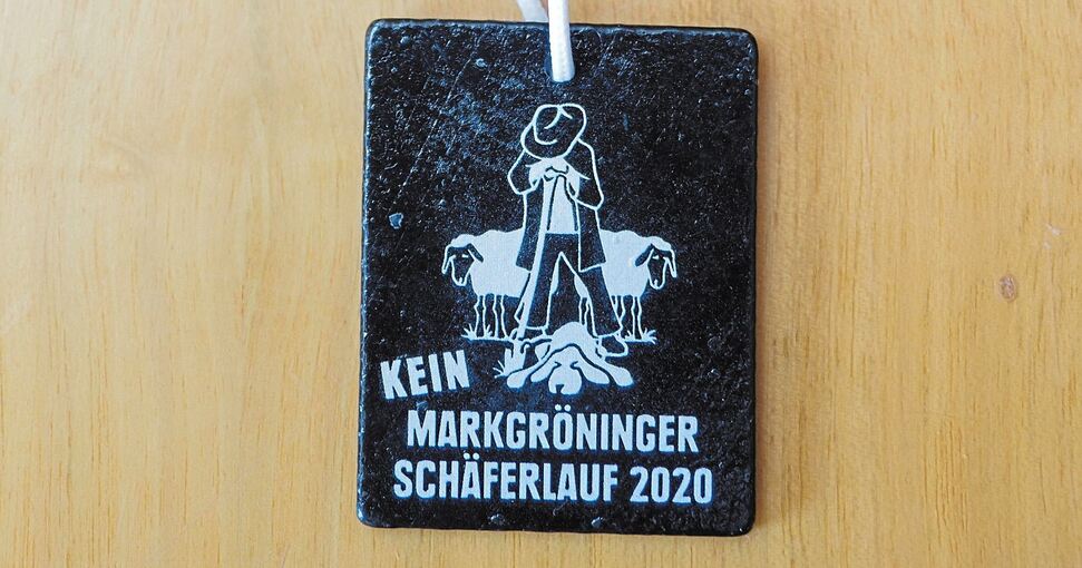 Die Schäferlauf-Plakette 2020.