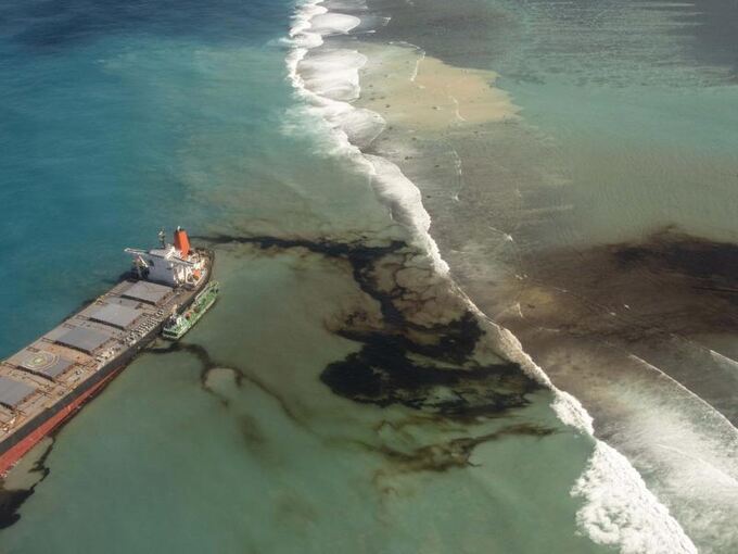 Ölkatastrophe vor Mauritius
