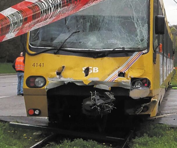Immer wieder gibt es auch auf dem Abschnitt der Stadtbahn in Remseck Unfälle.
