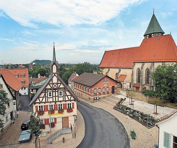 Das alte Rathaus in Eglosheim kann digital besichtigt werden. Archivfoto: Alfred Drossel