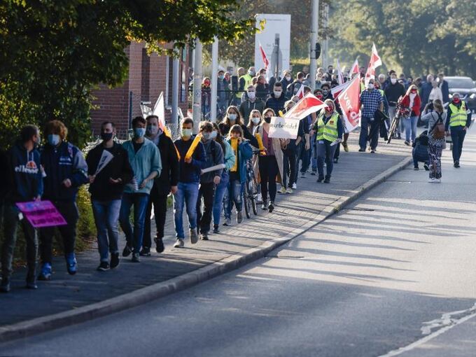 Demonstration in Kiel