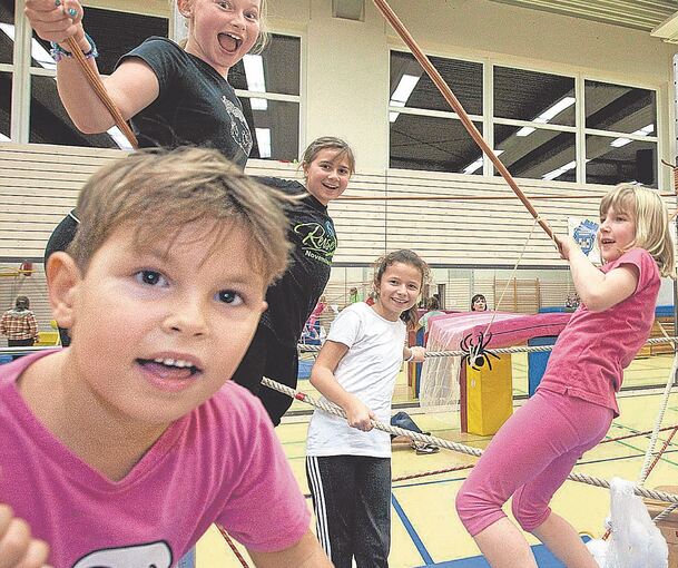 Kinderturnen im Vereinssportzentrum in Besigheim.Archivfoto: Ramona Theiss