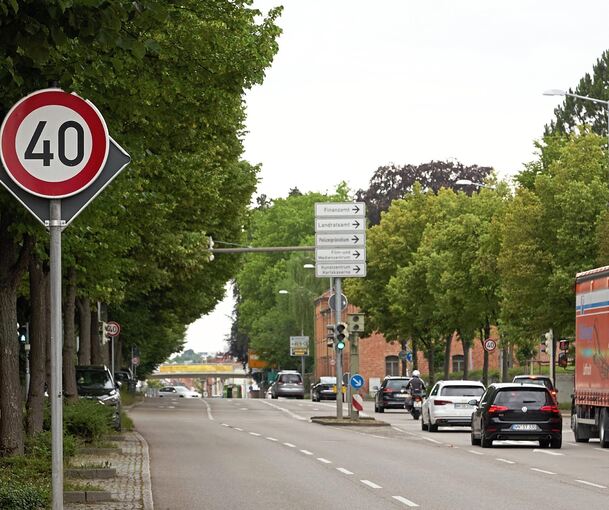 Tempo 40, wie hier in der Ludwigsburger Friedrichstraße, soll künftig auch in der Bahnhof-, Asperger und Möglinger Straße in Markgröningen gelten.