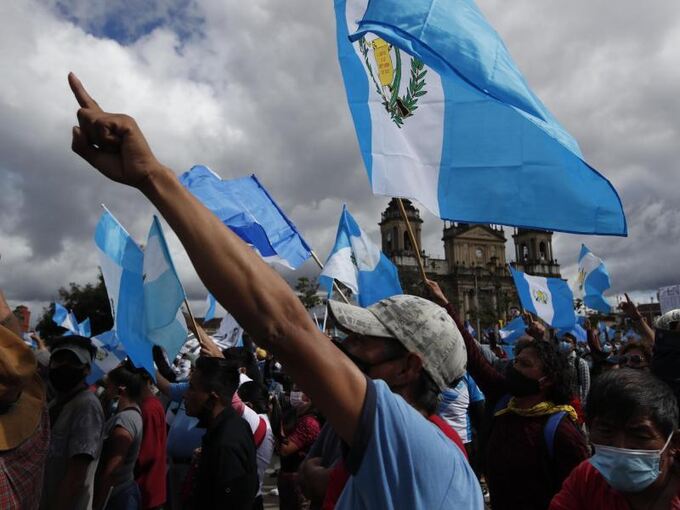 Protest in Guatemala