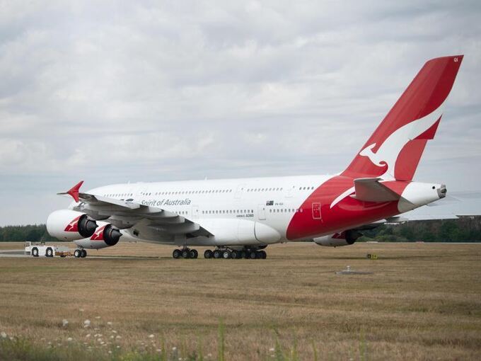 Qantas-Maschine