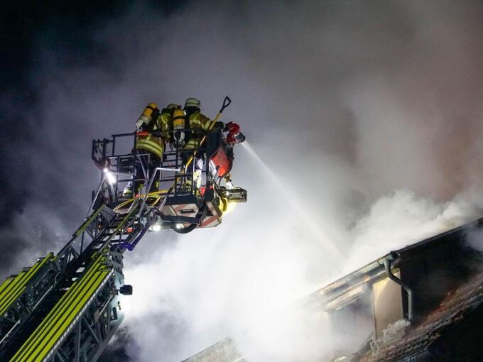 Wohnhausbrand in Sachsenheim