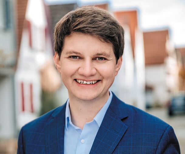 Timo Jung will Bürgermeister in Marbach werden.Foto: Denise Claus Fotografie/p