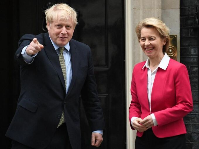 Boris Johnson und Ursula von der Leyen