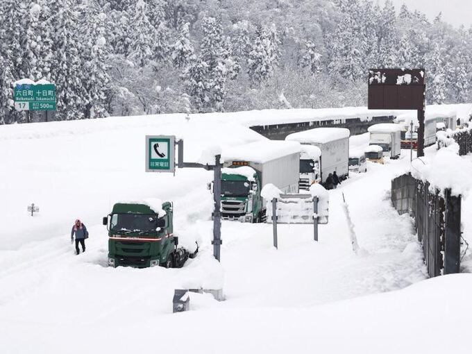 Winterwetter in Japan