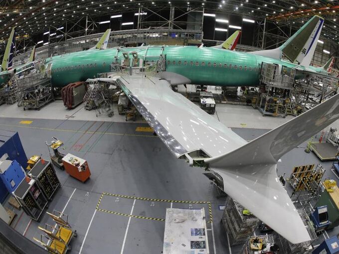 Produktion bei Boeing