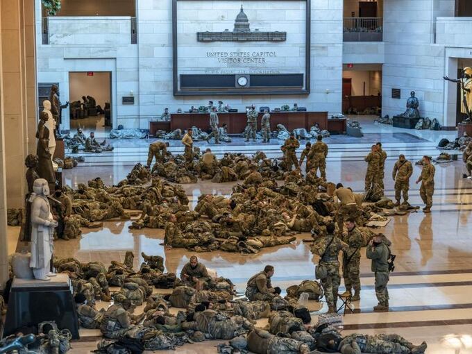 Nationalgarde im Kapitol