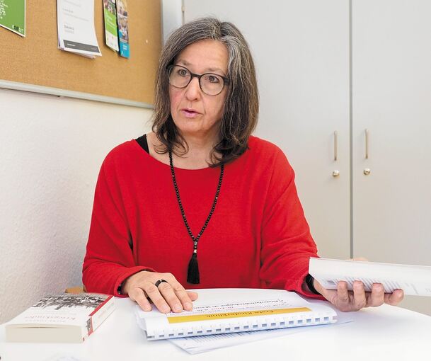 Andrea Weyrauch, die Vorsitzende des Vereins Aufarbeitung Kinderverschickungen Baden-Württemberg, ist auf der Suche nach einem Büroraum. Archivfoto: Holm Wolschendorf