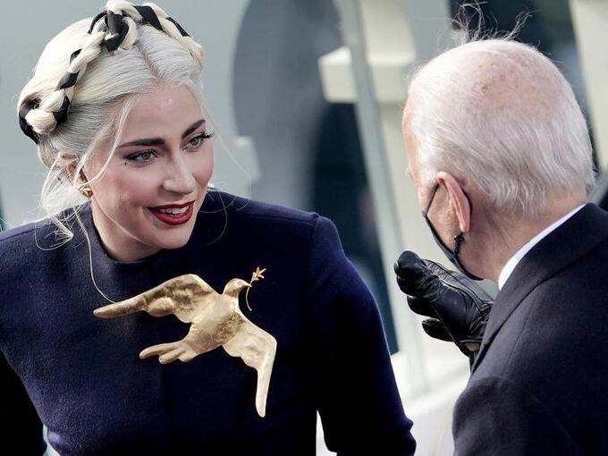 Lady Gaga und Biden