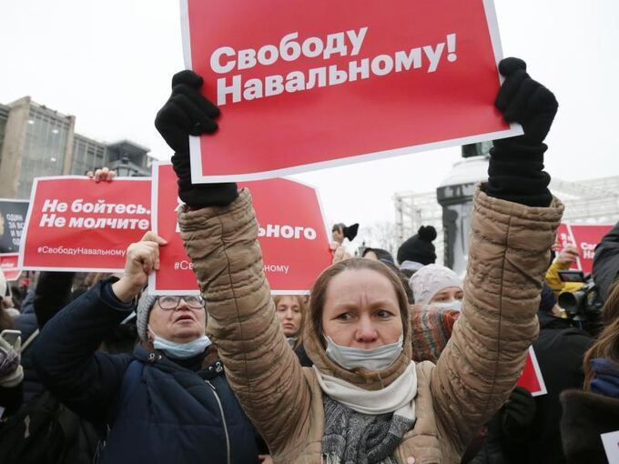 «Freiheit für Nawalny!»